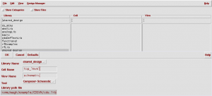 From library manager, choose file->new->cell view