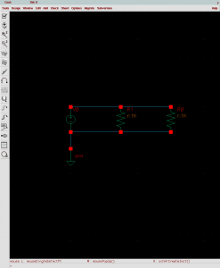 Example when you're done adding a resistor