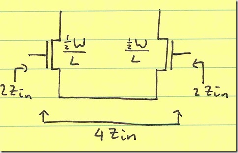Differential Zin (4x Single Ended)